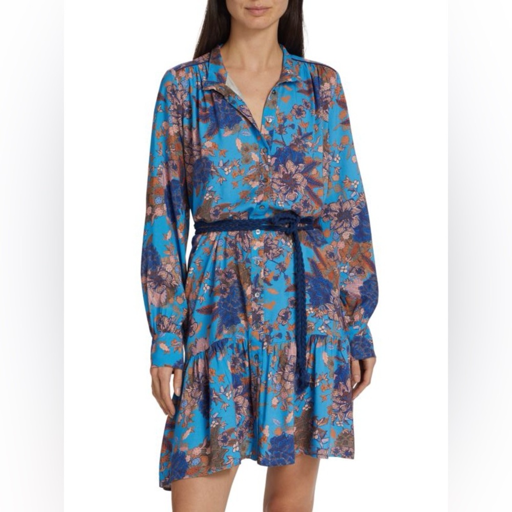 XIRENA-NWT- Anastasia dress-Cerulean blue Medley Floral